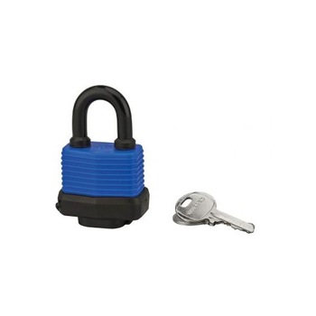 Lacat de exterior, cu cheie, SLICE, 40 mm, diverse culori Lacat de exterior, cu cheie, SLICE, 40 mm, diverse culori