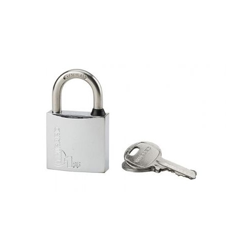 Lacat de exterior, cu cheie, TYPE 1, 35 mm, cromat