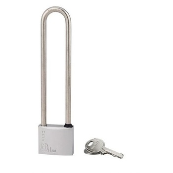 Lacat de exterior, cu cheie, TYPE 1, 40 mm, toarta inalta, cromat Lacat de exterior, cu cheie, TYPE 1, 40 mm, toarta inalta, cromat