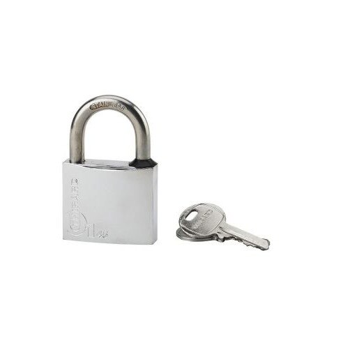 Lacat de exterior, cu cheie, TYPE 1, 45 mm, cromat