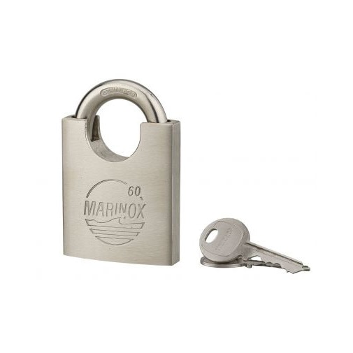 Lacat de exterior, cu cheie, MARINOX, 60 mm