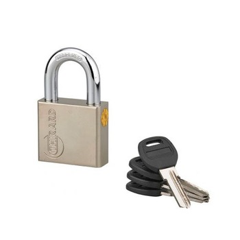 Lacat de santier, cu cheie, QUADRA, 50 mm Lacat de santier, cu cheie, QUADRA, 50 mm