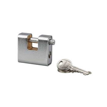 Lacat de santier, cu cheie, LAND BLINDAT, 70 mm Lacat de santier, cu cheie, LAND BLINDAT, 70 mm