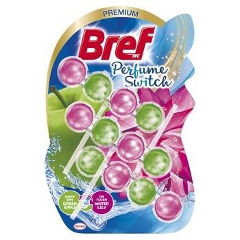 Odorizant toaleta Bref Perfume Switch Mar-Nufar 3X50g Odorizant toaleta Bref Perfume Switch Mar-Nufar 3X50g