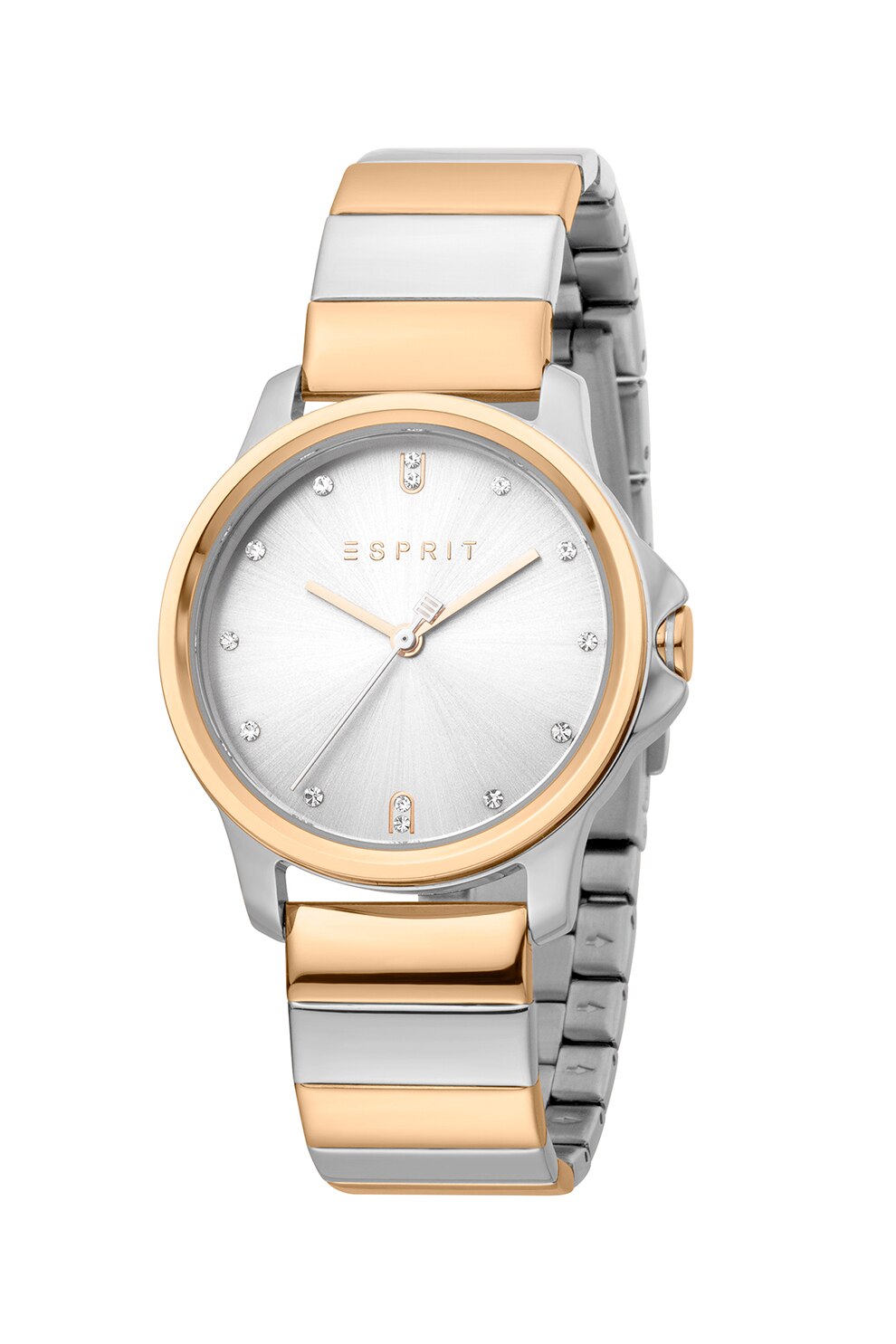 Esprit, Ceas cu bratara metalica, Argintiu/Auriu
