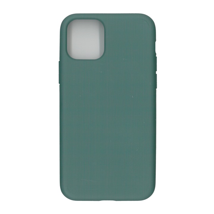 Husa Liquid din silicon mat pentru Apple iPhone 11, verde