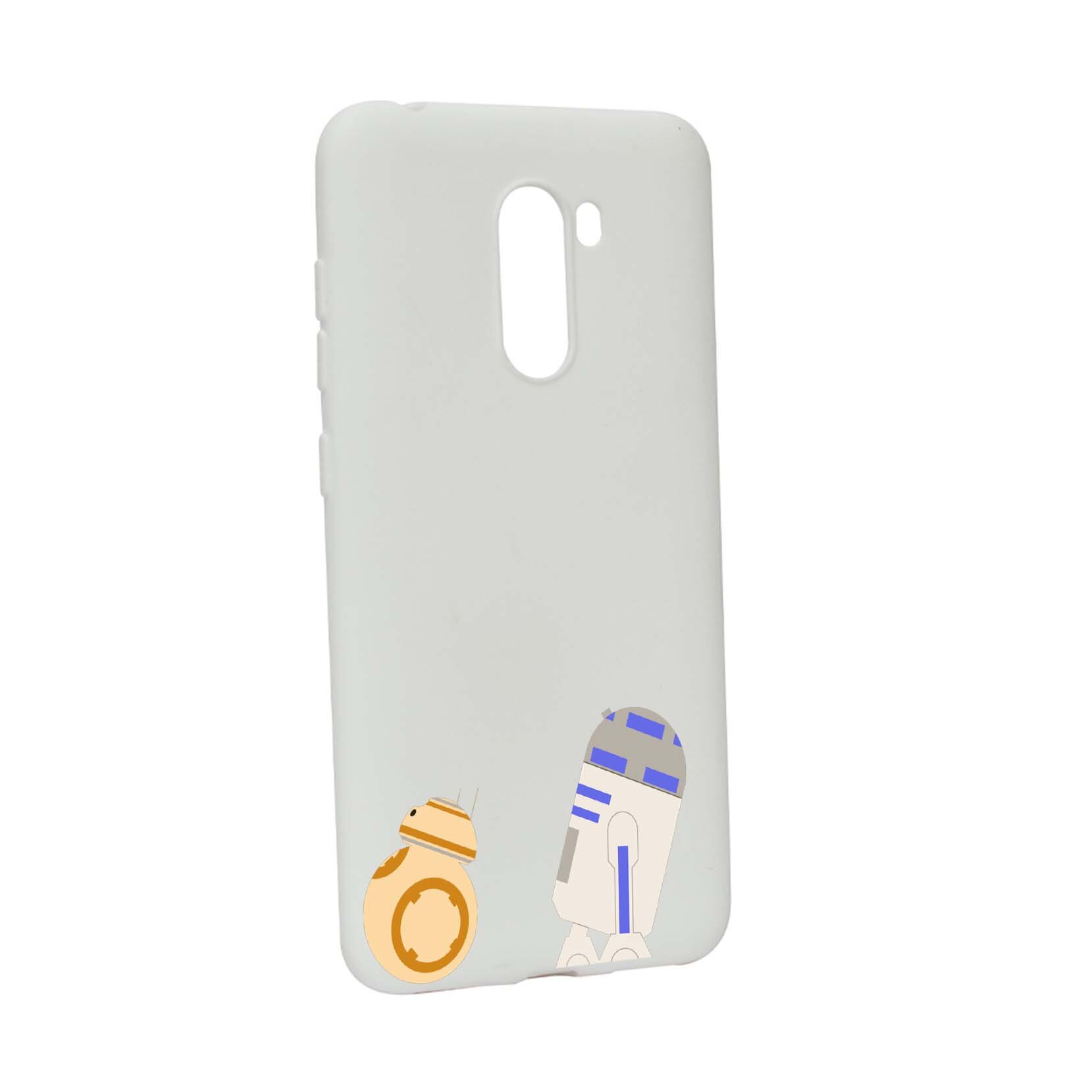 Husa de protectie Star Wars - Droids, Movie pentru Xiaomi PocoPhone F1, rezistenta la uzura, anti-alunecare, din silicon Premium, W411