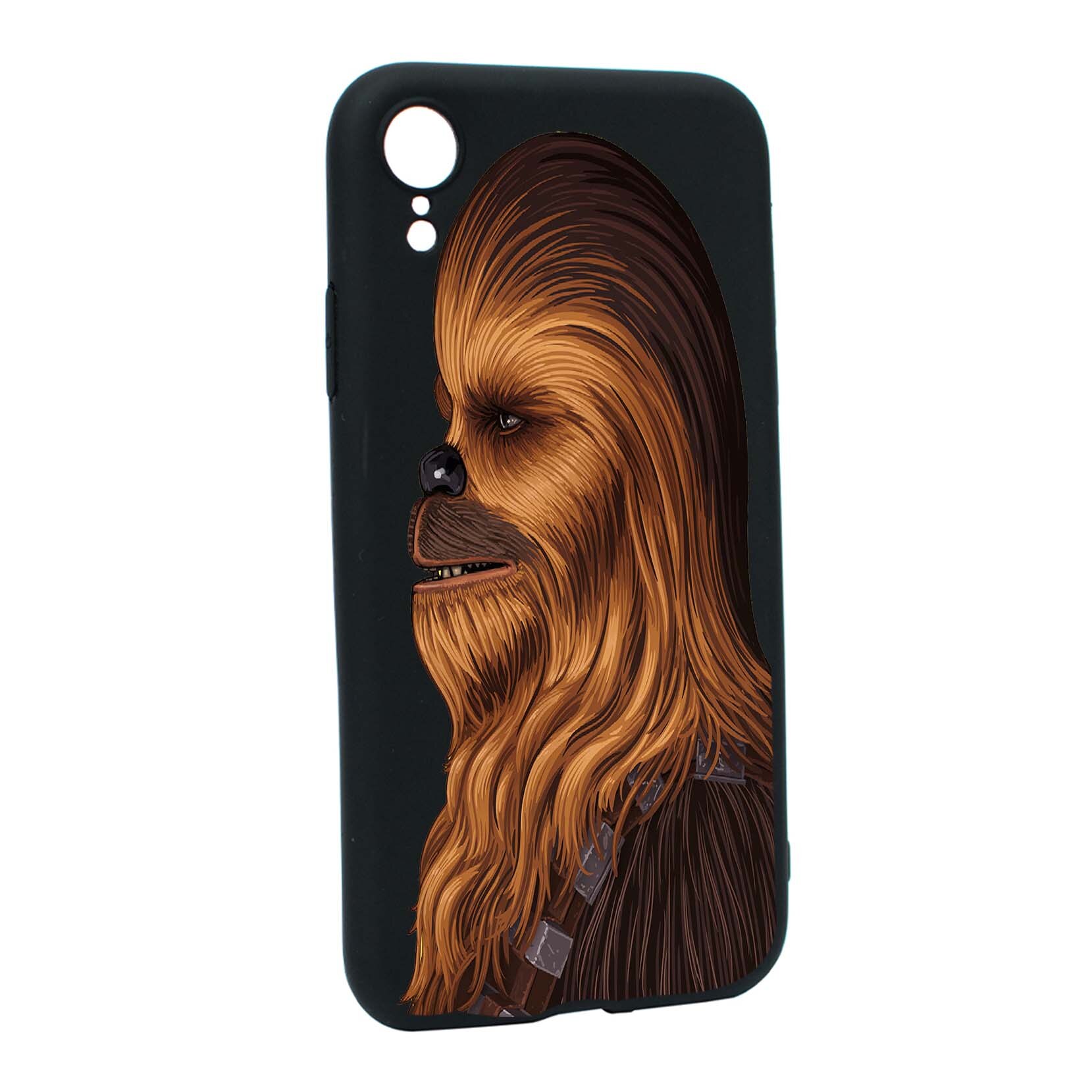 Husa de protectie Star Wars - Chewbacca, Movie pentru Apple iPhone XR, rezistenta la uzura, anti-alunecare, din silicon Premium, B412