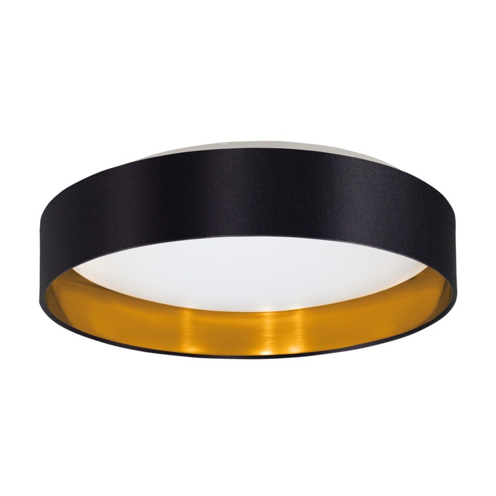 EGLO MASERLO LED fekete/arany textil mennyezeti lámpa
