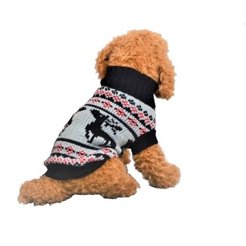 Costum calduros pentru catei imbracaminte model Black Deer/gri marime S Costum calduros pentru catei imbracaminte model Black Deer/gri marime S