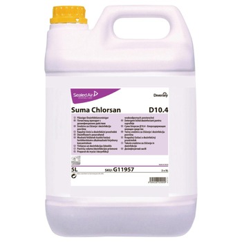Detergent dezinfectant concentrat, Suma Chlorsan D10.4, Diversey 101101752, 5L Detergent dezinfectant concentrat, Suma Chlorsan D10.4, Diversey 101101752, 5L