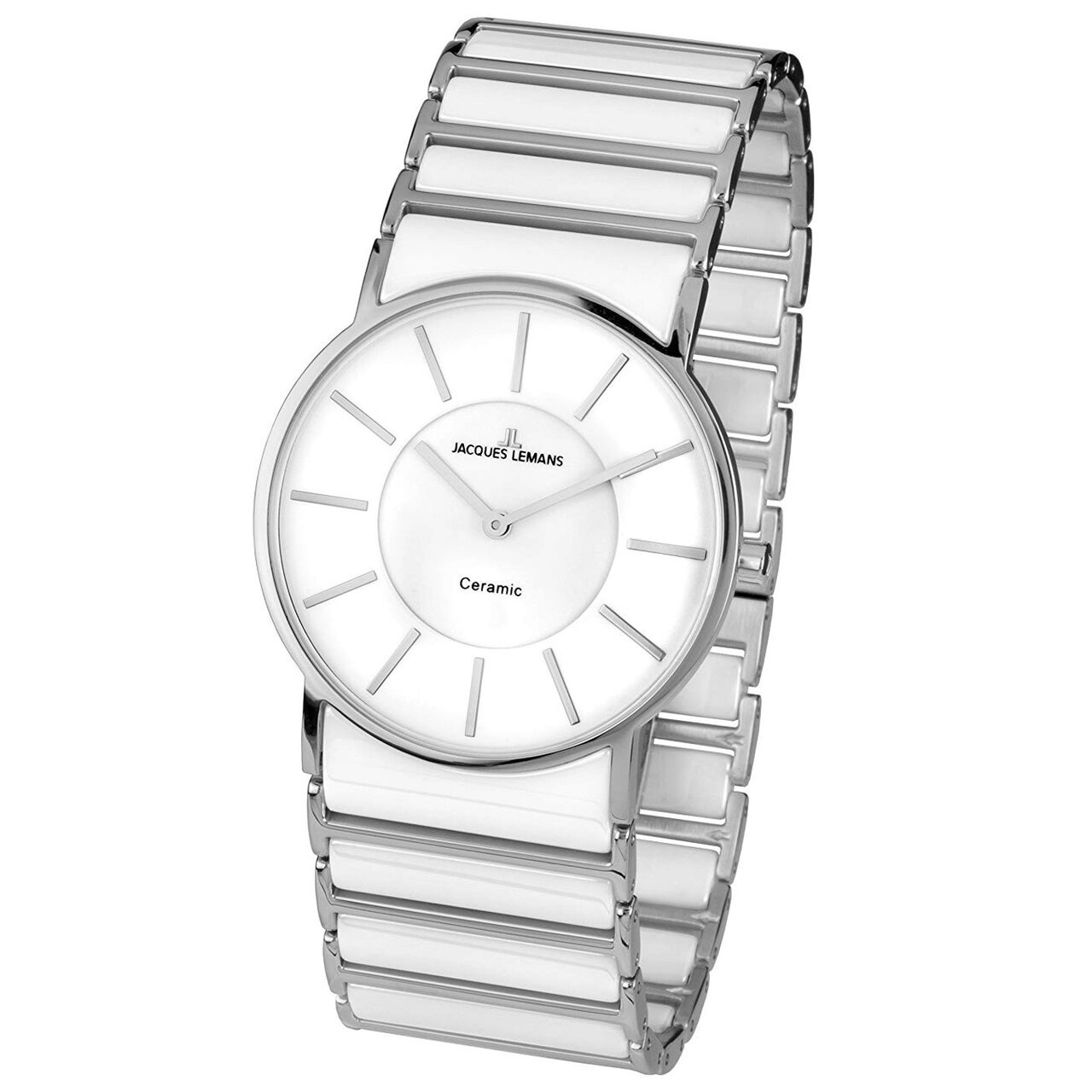 Ceas de dama Jacques Lemans 1-1649E, Argintiu