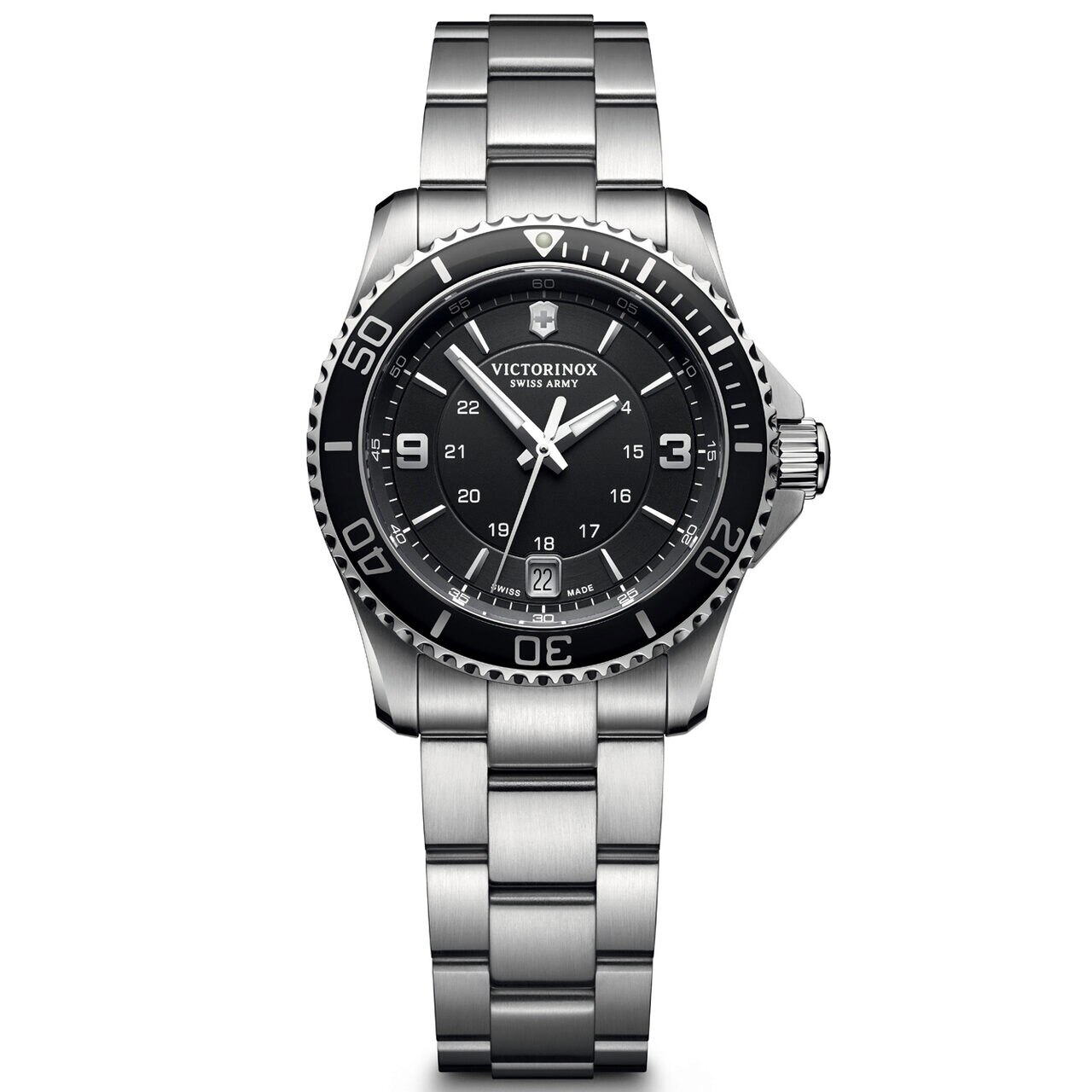 Ceas de dama Victorinox 241701 Maverick, 34mm, 10ATM, Argintiu