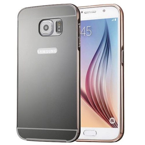 Husa de protectie Soho tip oglinda pentru Samsung Galaxy S7, Gri