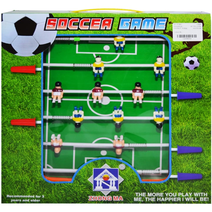 Asztali foci játék, méretei 35,5x35x5,5, Robentoys