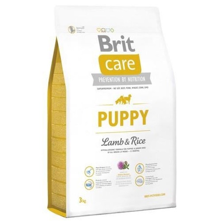Brit Care Puppy száraz kutyaeledel, Bárány és rizs, 3 kg
