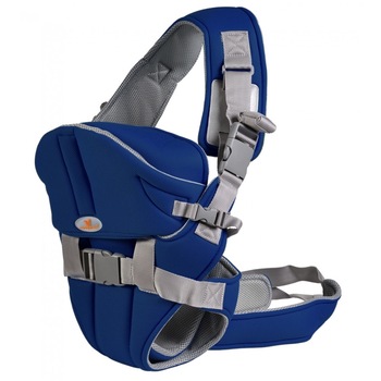 Marsupiu 6 pozitii Carry Go 2 Blue Marsupiu 6 pozitii Carry Go 2 Blue