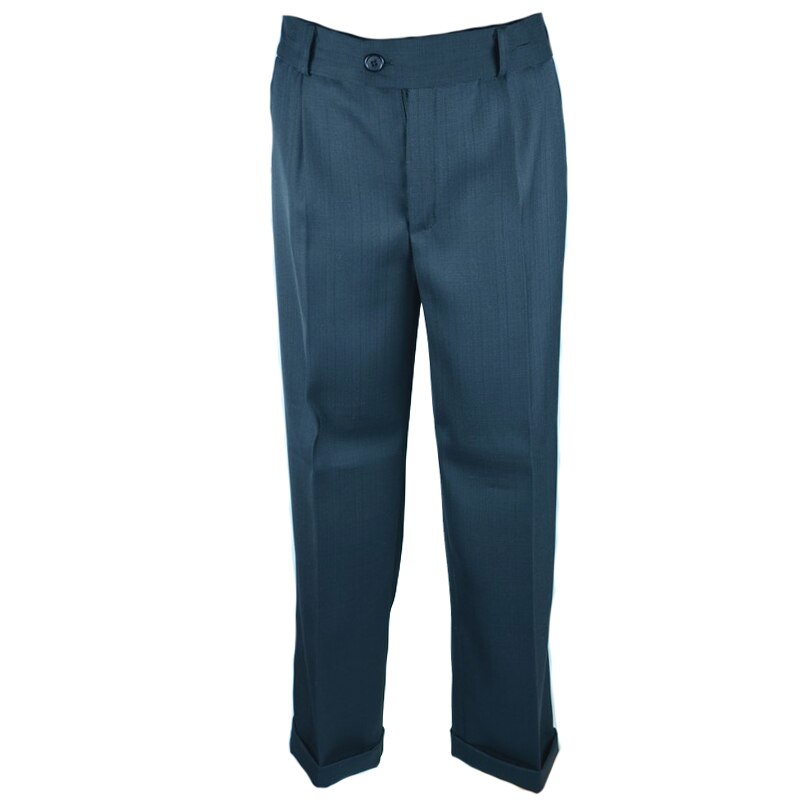 Pantaloni eleganti, pentru baieti, Jankes, uni, Bleumarin