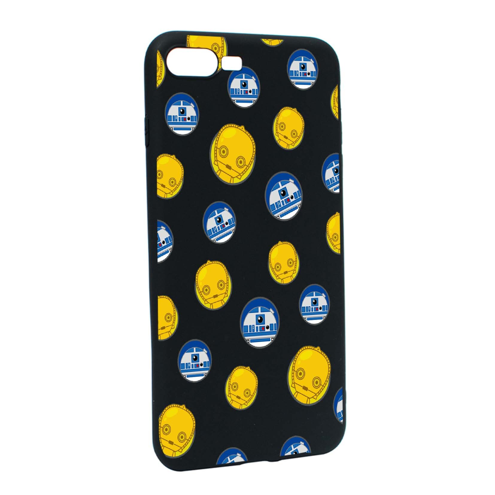 Husa de protectie Star Wars - Droids, Movie pentru Apple iPhone 7 Plus / 8 Plus, rezistenta la uzura, anti-alunecare, din silicon Premium, B422