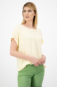 Tom Tailor, Tricou cu maneci cazute, Galben pai Tom Tailor, Tricou cu maneci cazute, Galben pai