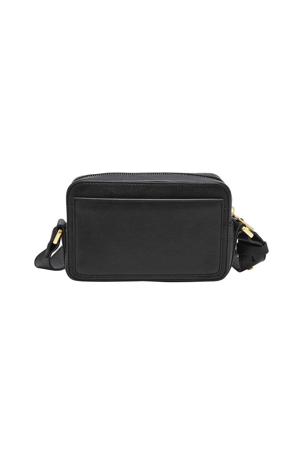 Fossil, Geanta crossbody din piele Billie, Negru eMAG.ro