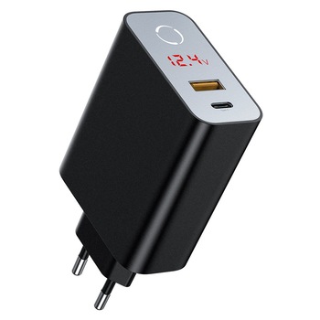 Incarcator Retea Baseus Speed PPS Intelligent Power-Off, USB + PD Type-C, Black Incarcator Retea Baseus Speed PPS Intelligent Power-Off, USB + PD Type-C, Black