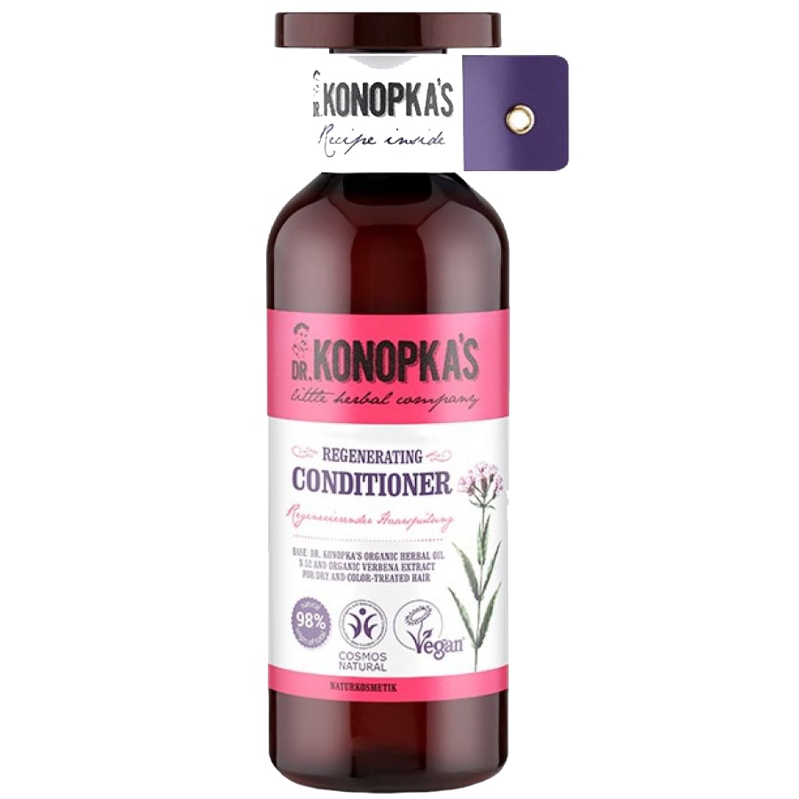 Balsam regenerant DR. KONOPKA'S LITTLE HERBAL COMPANY pentru par uscat si vopsit, 500 ml