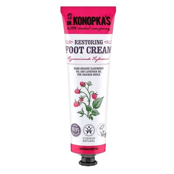 Crema pentru picioare DR. KONOPKA'S LITTLE HERBAL COMPANY cu efect reparator, 75 ml Crema pentru picioare DR. KONOPKA'S LITTLE HERBAL COMPANY cu efect reparator, 75 ml
