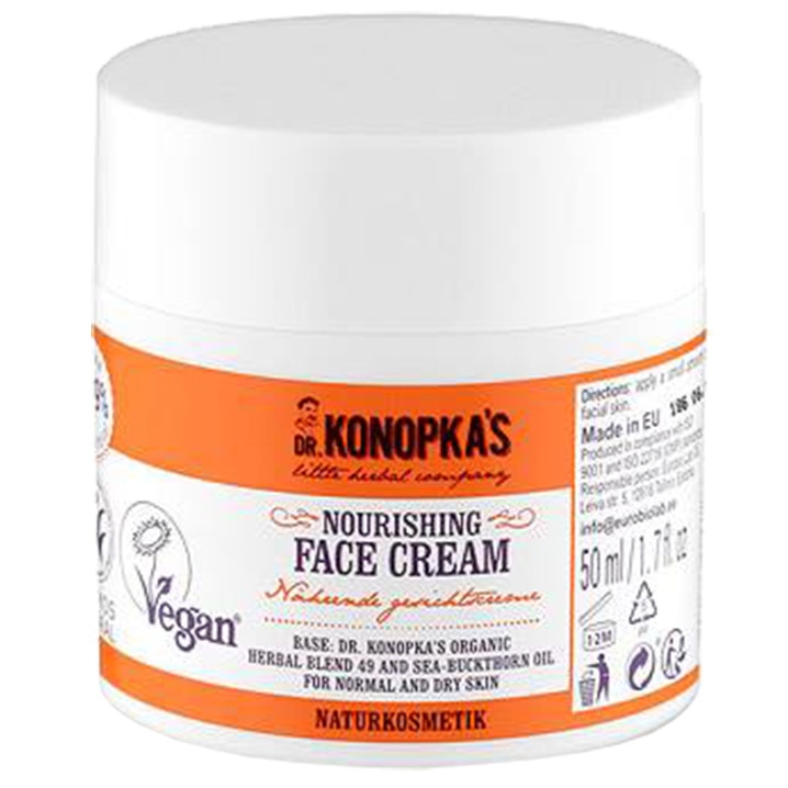 Crema de fata nutritiva DR. KONOPKA'S LITTLE HERBAL COMPANY pentru ten normal sau uscat, 50 ml