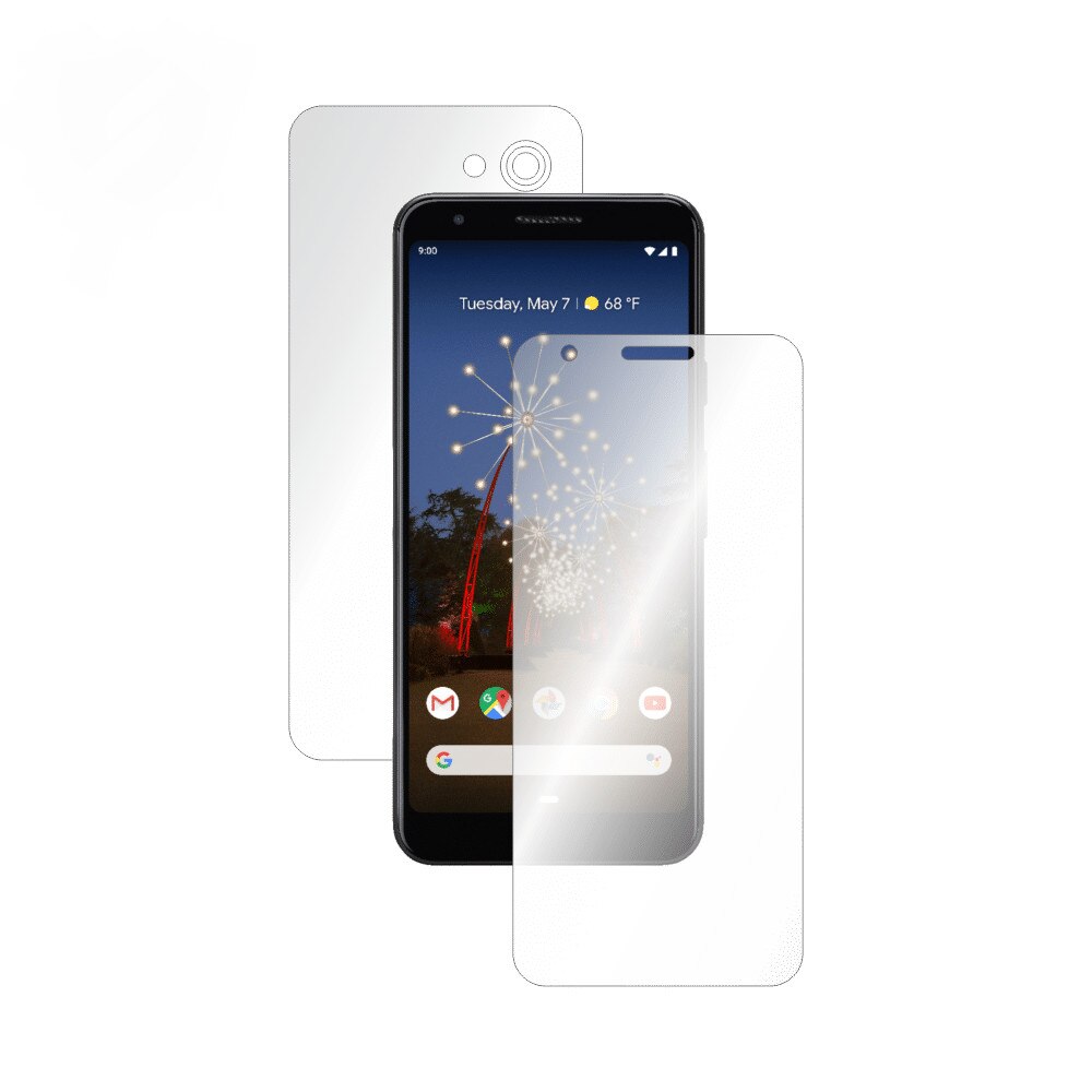 Folie Smart Protection Google Pixel 3A fullbody, folii ecran si spate, Smart Spray®,Smart Squeegee® si microfibra incluse
