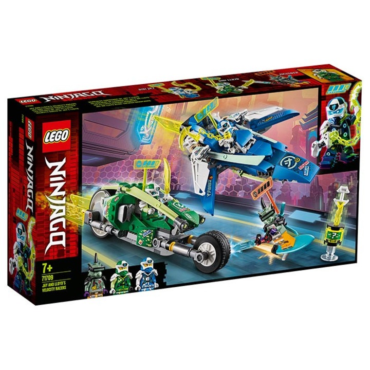 LEGO® NINJAGO® Състезателните коли на Jay и Lloyd 71709
