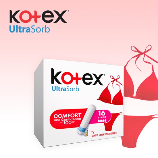 Kotex Ultra Super Sorb (32 pieces) - Tampons