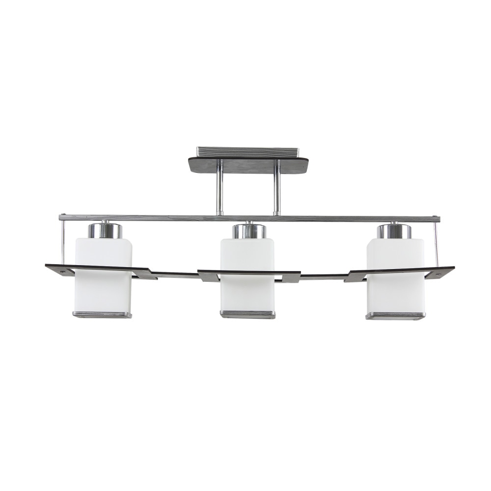 Lustra Interior Erste Kyoto 3x60W Max E27 EL0038063 Culoare Negru si Crom