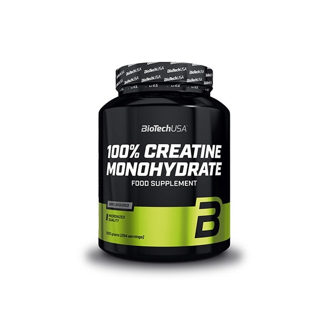 Creatina sub forma de pulbere BioTech USA, 100% Creatine Monohydrate, 1 kg