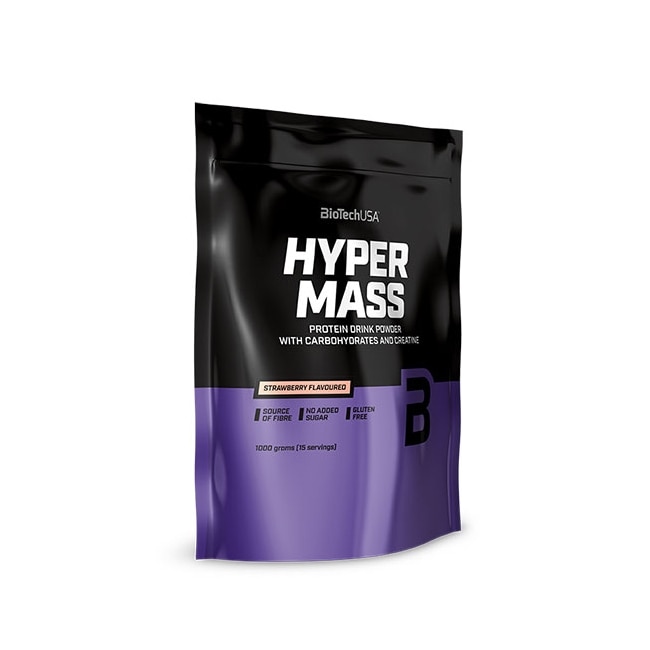 Pudra energizanta Hyper Mass BIOTECH USA, Fructe de padure, 1 kg