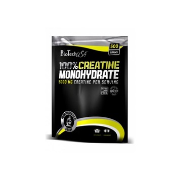 Creatina sub forma de pulbere BioTech USA, 100% Creatine Monohydrate, 0,5 kg Creatina sub forma de pulbere BioTech USA, 100% Creatine Monohydrate, 0,5 kg