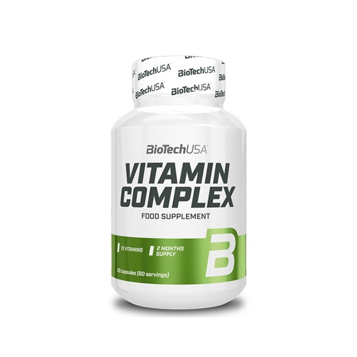 Táplálékkiegészítő BioTech USA, Vitamin Complex, 60 kapszula