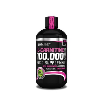 Supliment L-Carnitina 100000 pentru arderea grasimilor, Biotech USA, Mar Supliment L-Carnitina 100000 pentru arderea grasimilor, Biotech USA, Mar
