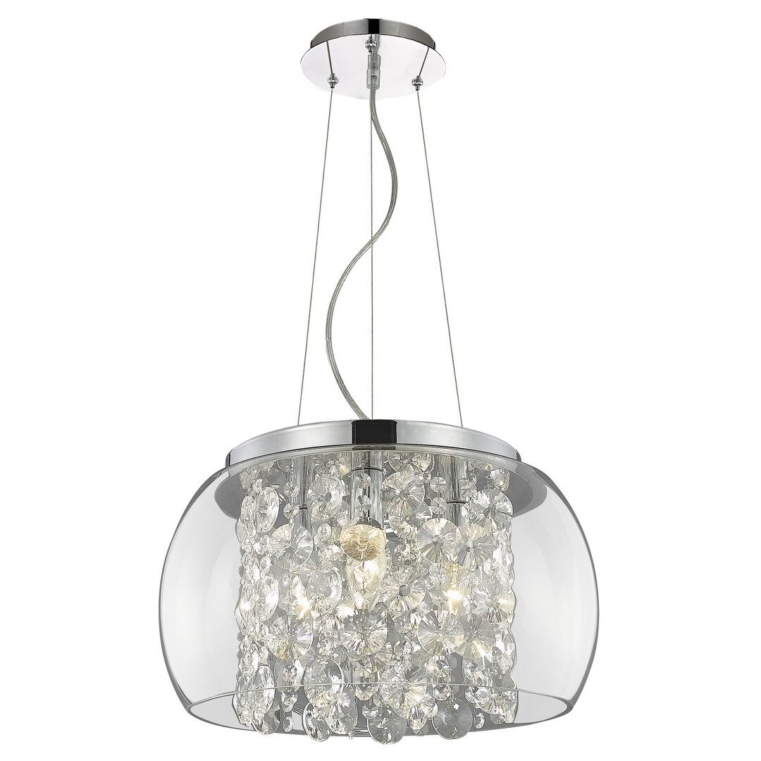 Pendul Brilant, 3xE14, max.40w, Cristal/Transparent/Crom, RB 2820