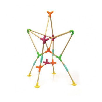 Joc de constructie Joinks, Fat Brain Toys, 76 de piese Joc de constructie Joinks, Fat Brain Toys, 76 de piese