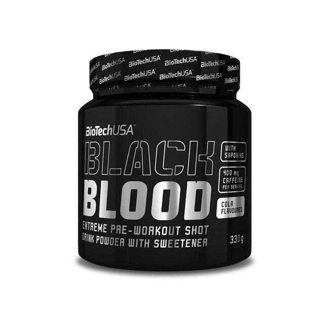 Pudra energizanta Black Blood, BioTech USA, 330 g, Coca-Cola