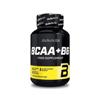 Supliment nutritiv, BioTech USA, BCAA + B6, 100 comprimate Supliment nutritiv, BioTech USA, BCAA + B6, 100 comprimate