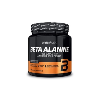 Pudra energizanta Beta Alanine BioTech USA, 300 g, Fara gust Pudra energizanta Beta Alanine BioTech USA, 300 g, Fara gust