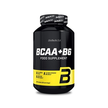 Supliment alimentar Biotech Usa Bcaa + B6 200 tablete Supliment alimentar Biotech Usa Bcaa + B6 200 tablete