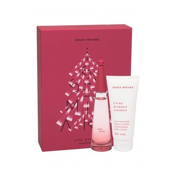 Set Apa de Parfum Issey Miyake L'Eau D'Issey Femme Rose & Rose, Apa de parfum 50 ml, Lotiune corp 100ml Set Apa de Parfum Issey Miyake L'Eau D'Issey Femme Rose & Rose, Apa de parfum 50 ml, Lotiune corp 100ml