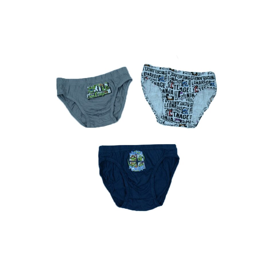 Set 3 chiloti, baieti, Sun City, Testoasele Ninja, Multicolor