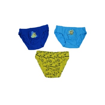 Set 3 chiloti pentru baieti Sun City Minions PH3041, Multicolor, 128 Set 3 chiloti pentru baieti Sun City Minions PH3041, Multicolor, 128