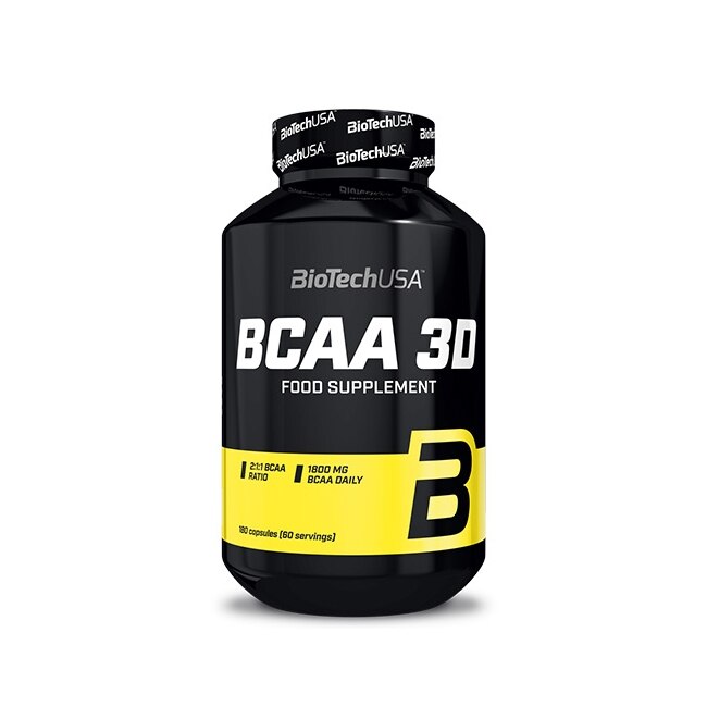 Supliment nutritiv, BioTech USA, BCAA 3D, 180 capsule