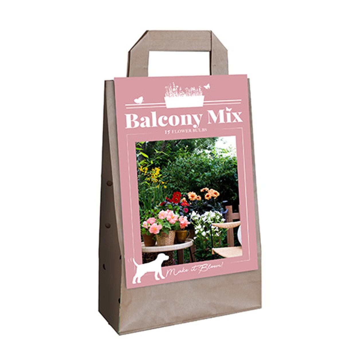 Bulbi de vara pentru balcon Mix Pink Kiek, Holland, 15 buc