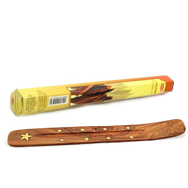 Set betisoare parfumate HEM Scortisoara + suport lemn